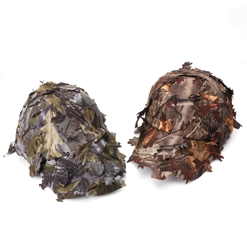 3D Leaf Camo Tactical Hunting Cap
