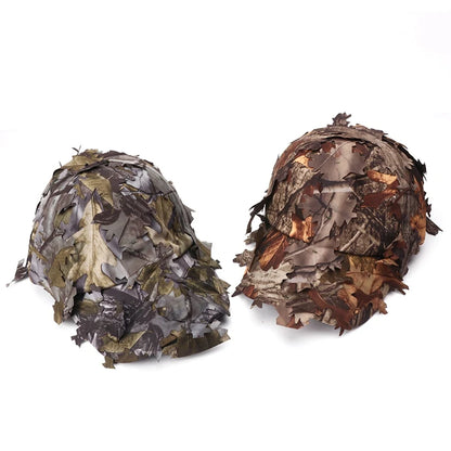 3D Leaf Camo Tactical Hunting Cap