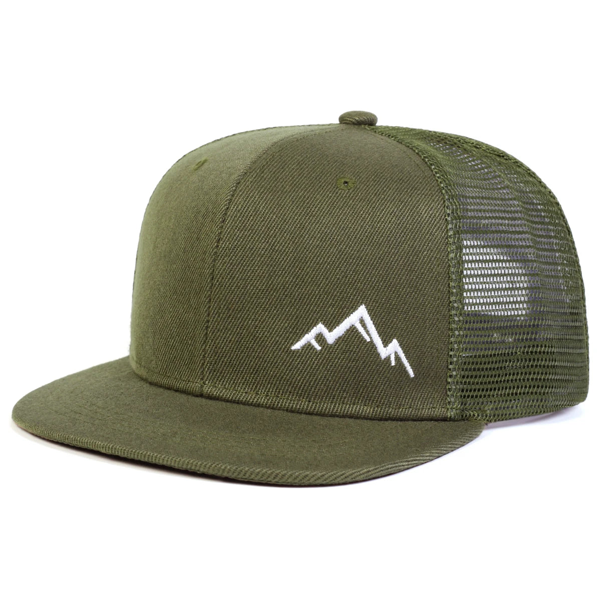Unisex Mountain Embroidery Hip-hop Net Hats
