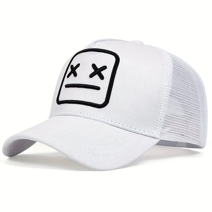 XX Embroidery Mesh Hip Hop Baseball Cap