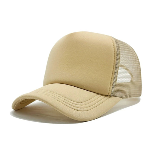 Plain Mesh Adjustable Trucker Hip Hop Baseball Hat