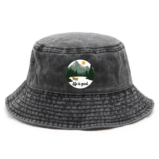 Customize Optimistic Style Cotton Washed Outdoor Gift Bucket Hat