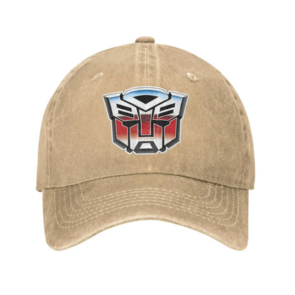 Autobots Big Face Distressed Washed Baseball Cap