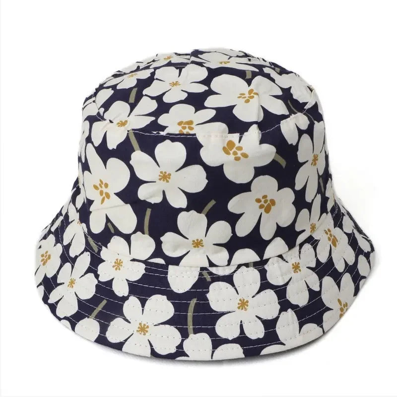 Cotton Print Four Seasons Bucket Hat