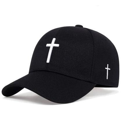 Simple Black Cotton Hip Hop Baseball Cap