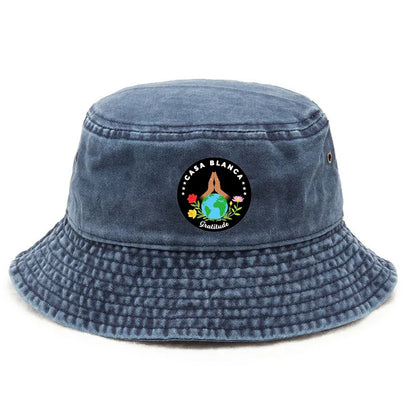 Customize Cotton Washed Vintage Beach Vacation Daily Wear Bucket Hat