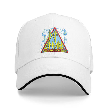 Def Leppard Sugar Logo Retro Trucker Baseball Cap