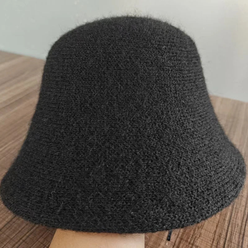 Retro Dome Wool Felt Bucket Hat
