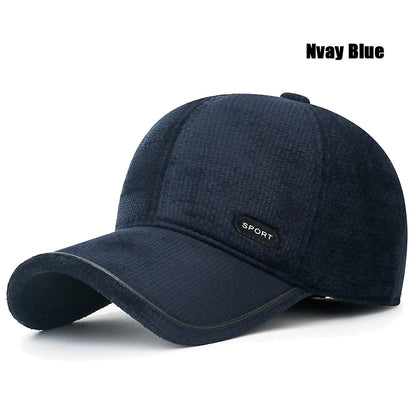 Winter Windproof Baseball Cap with Ear Protection