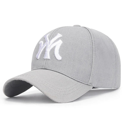 Gothic Punk Cotton Baseball Cap Embroidered Street Style