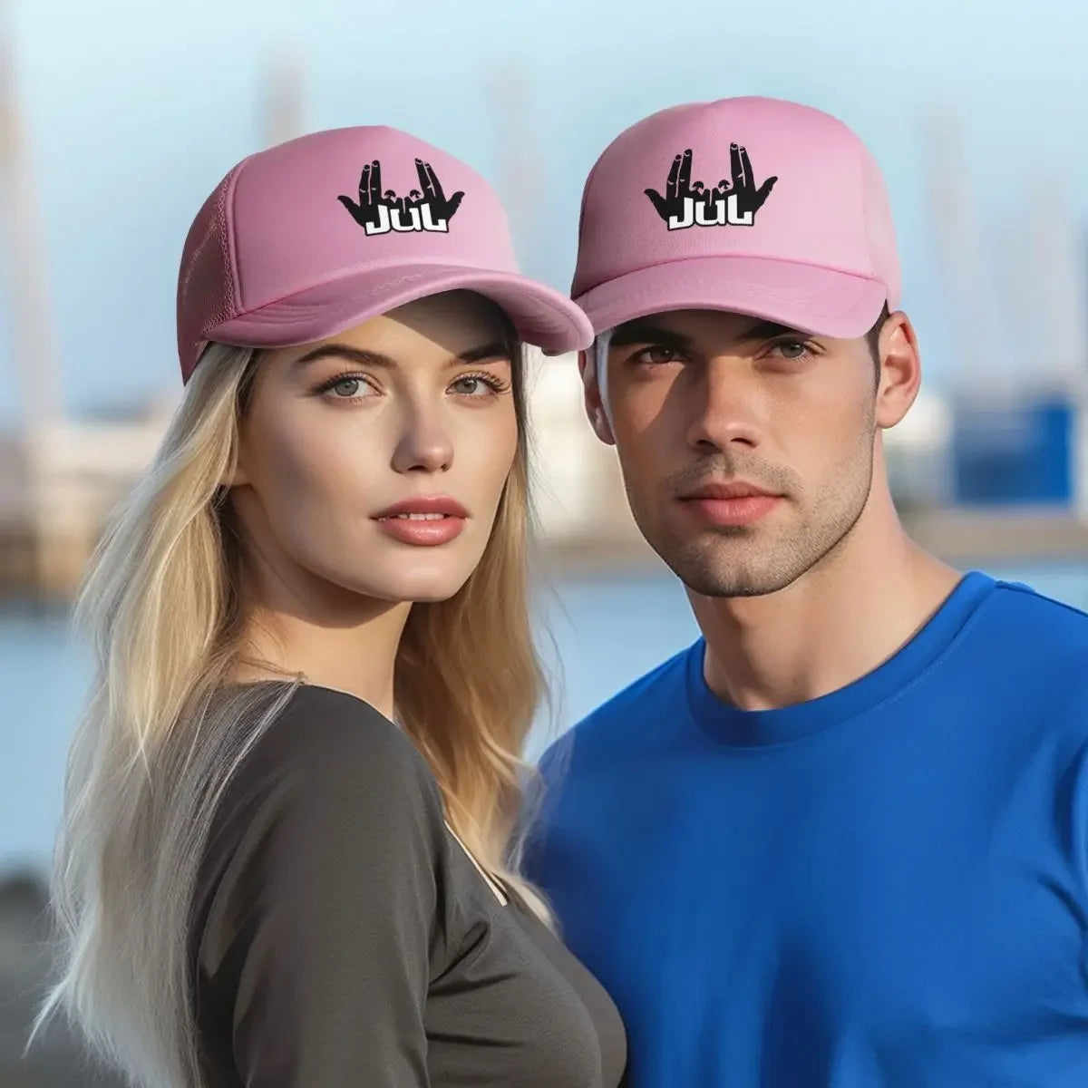Jul Mesh Snapback Baseball Cap