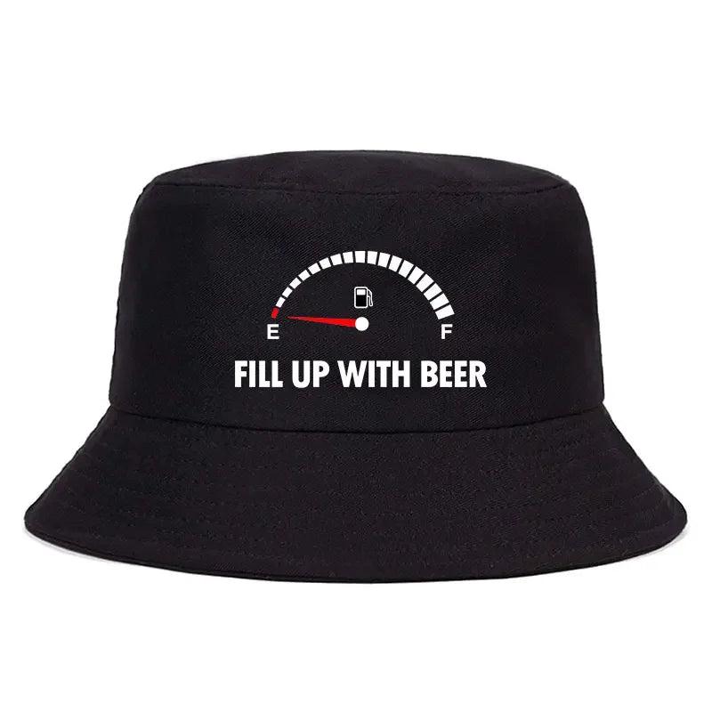 Fill Up With Beer Reversible Bucket Hat