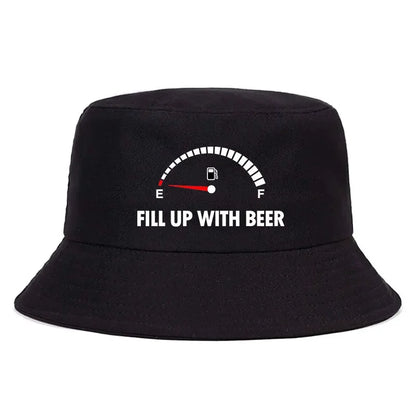 Fill Up With Beer Reversible Bucket Hat