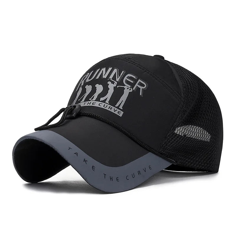 Breathable Long-Brimmed Golf Baseball Cap