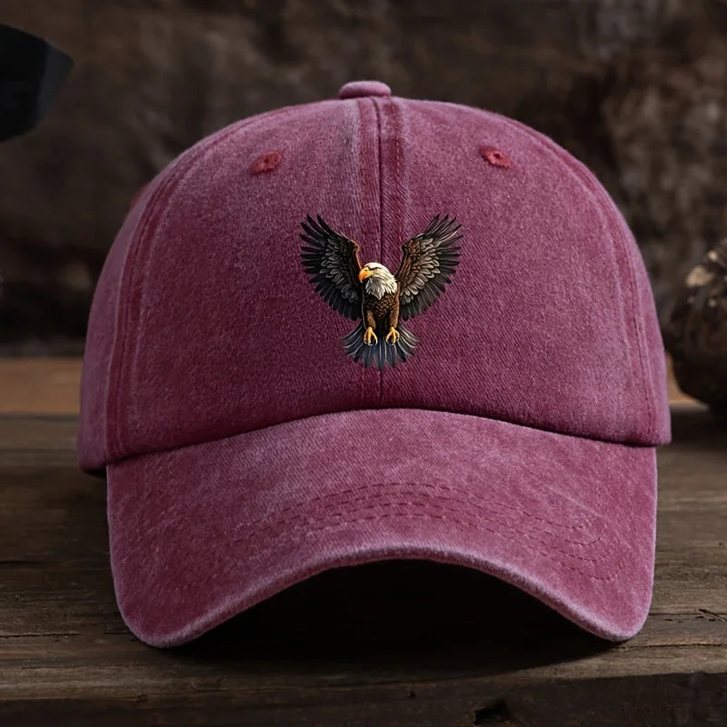 Winged Eagle Print Hip Hop Baseball Cap