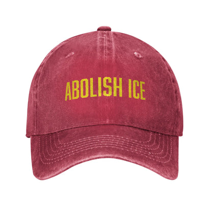 Abolish Ice Cute Washed Hip Hop Baseball Cap