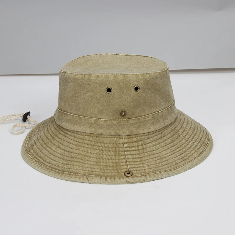 Oversize Outdoor Fishing Wide Brim Bucket Hat