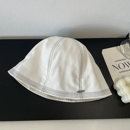 Japanese Retro Denim Summer Bucket Hat