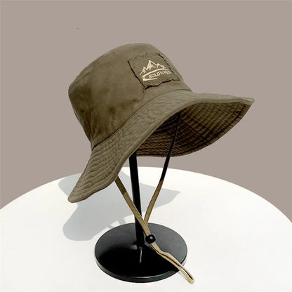 Wide Brim UV Protection Fisherman Hat Outdoor Hiking Fishing Safari Cap Unisex