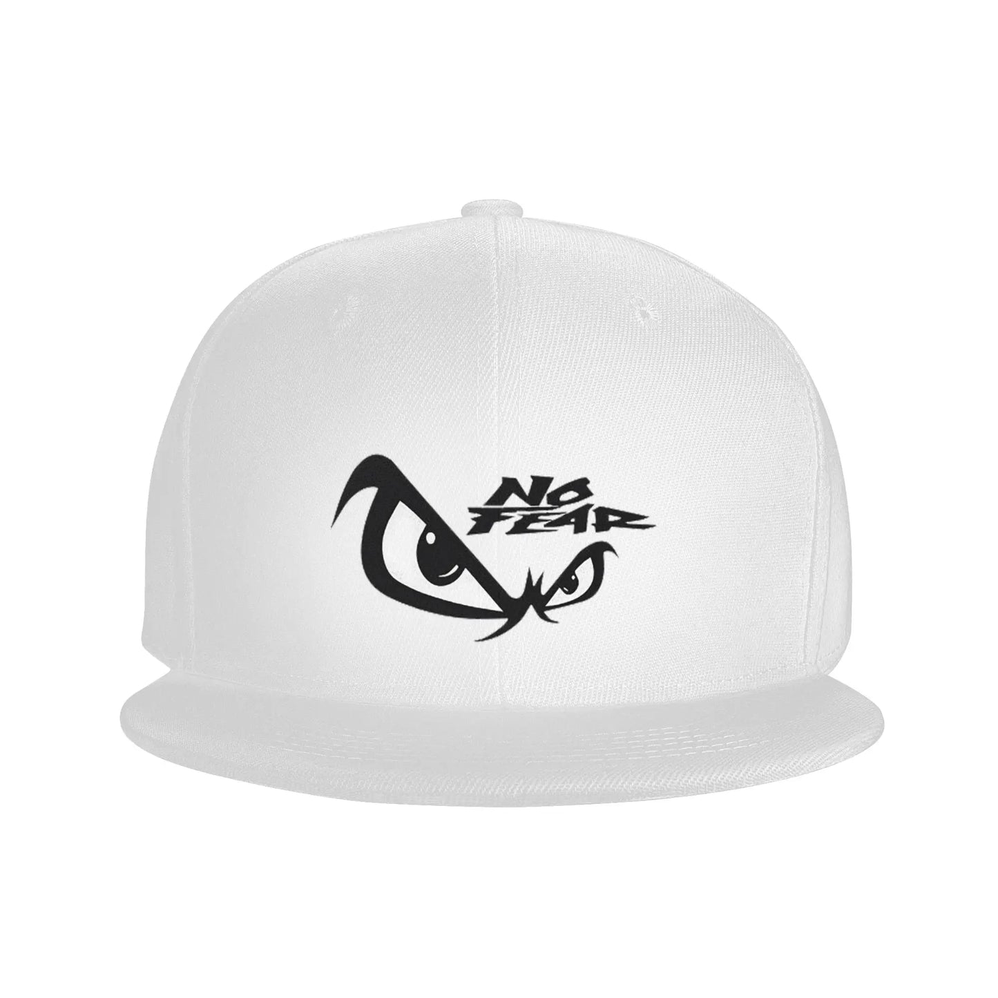 No Fear & Eyes Print Breathable Unisex Snapback Cap