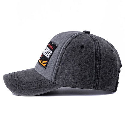 Washed Cotton Vintage Letter Dad Baseball Cap