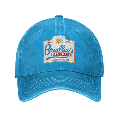 Bradleys Big Buy Black Grunge Trucker Baseball Cap