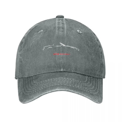 Fiat 124 Spider Denim Adjustable Hip Hop Baseball Cap