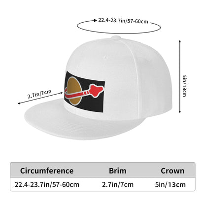 Classic Space Logo Breathable Unisex Snapback Cap