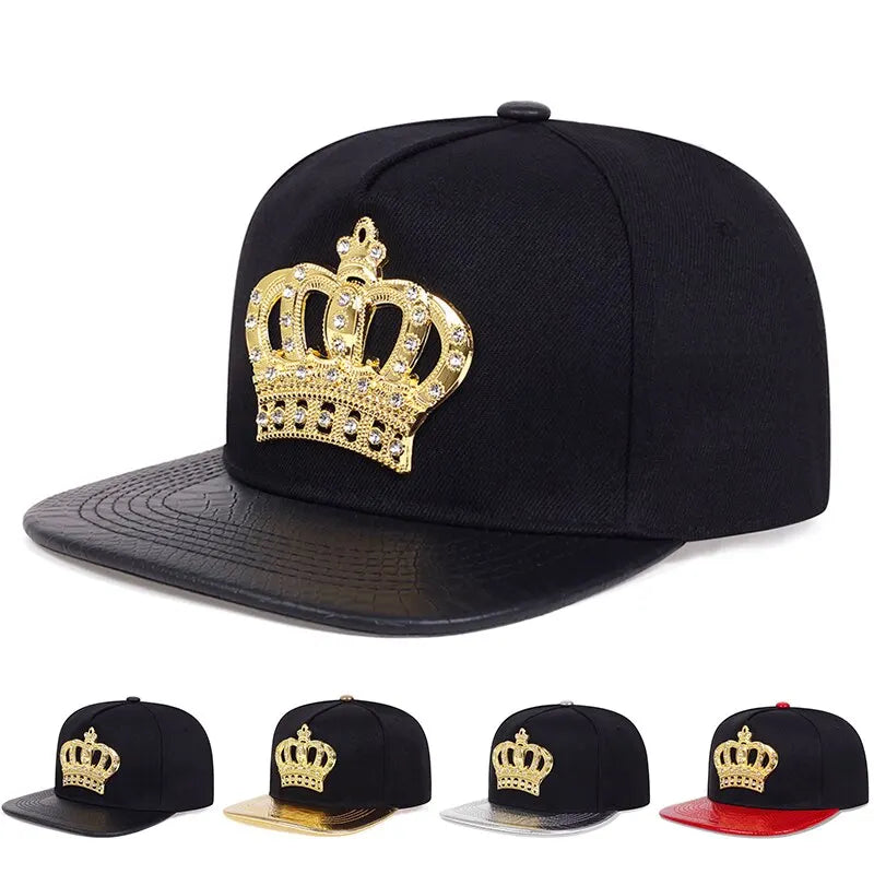 Unisex Crown Emblem Hip-hop Hat
