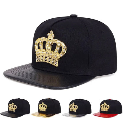 Unisex Crown Emblem Hip-hop Hat