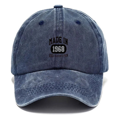 1968 Vintage Washed Cotton Retro Classic Baseball Cap