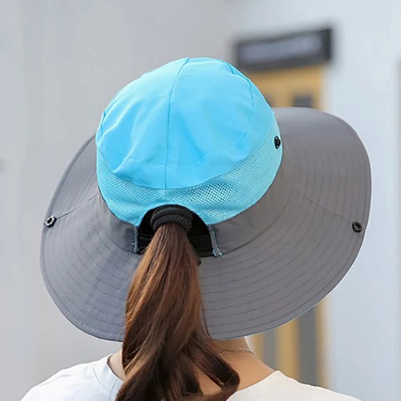 Women's Quick-Dry Foldable Wide Brim Bucket Hat