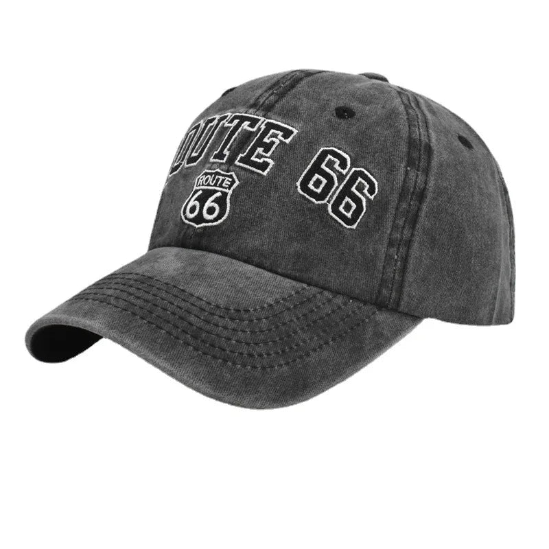 Route 66 Embroidered Baseball Cap