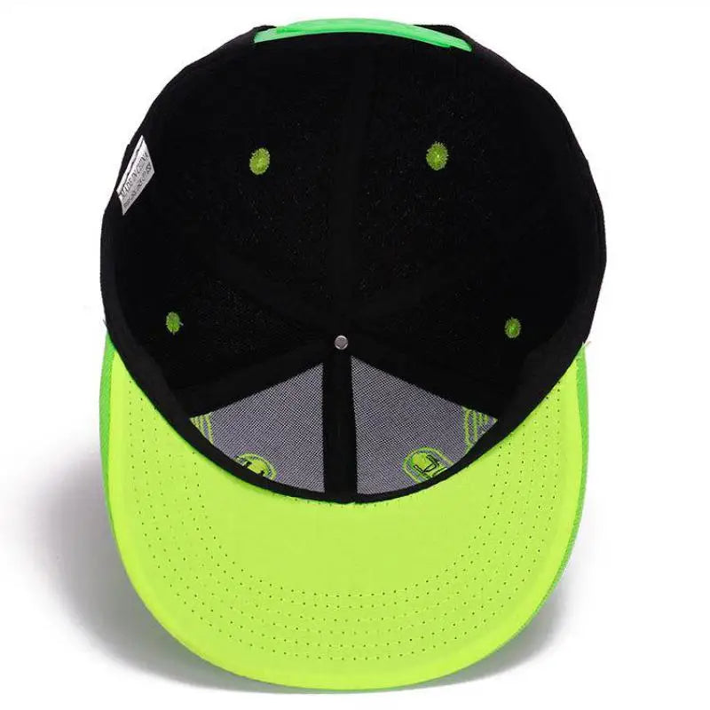 Middle Finger Embroidery Hip Hop Snapback Cap