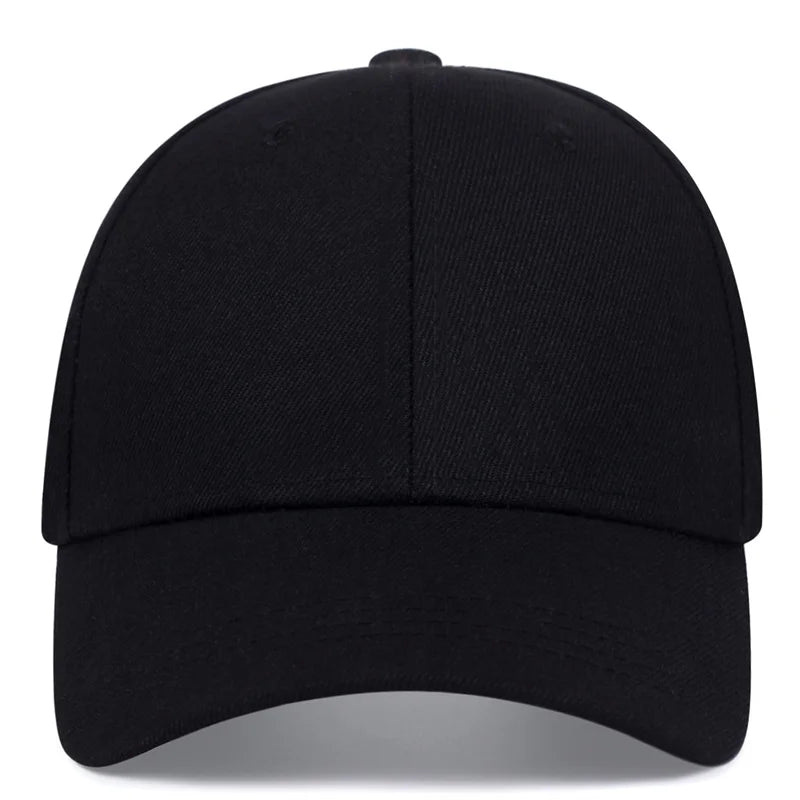 Simple Black Solid Color Baseball Cap