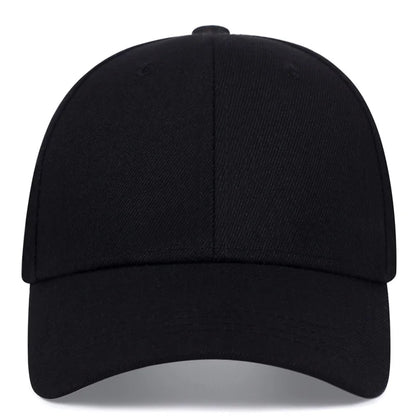 Simple Black Solid Color Baseball Cap