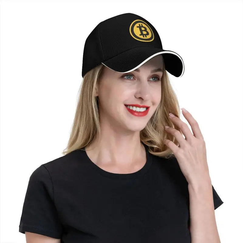 Bitcoin Cryptocurrency Hodl BTC Snapback Baseball Cap