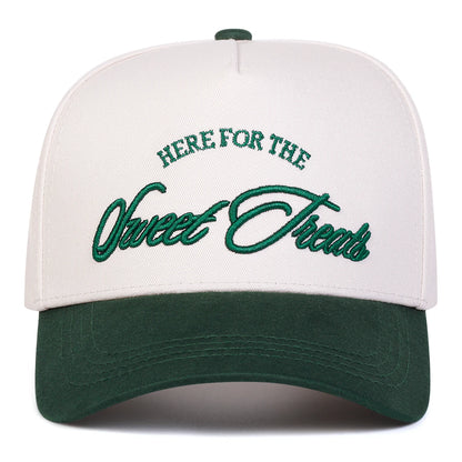 Unisex SWEET TREATS Letter Embroidery Baseball Caps
