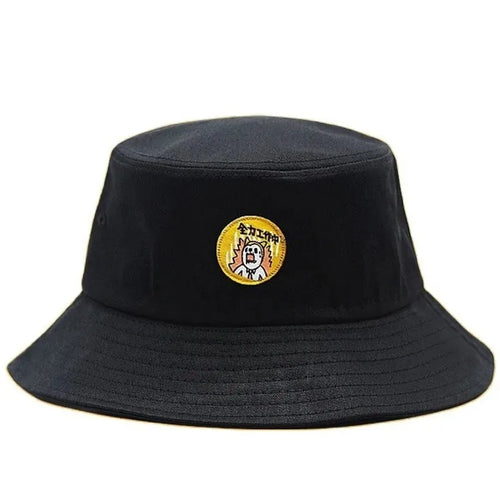 Oversized Cotton Sun Bucket Hat