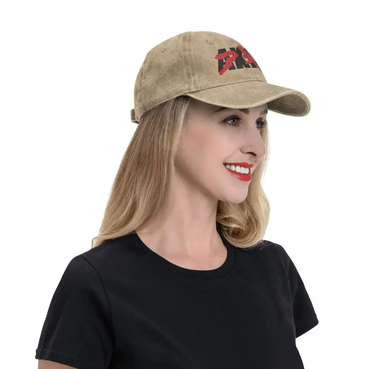 Akira Logo Distressed Baseball Cap