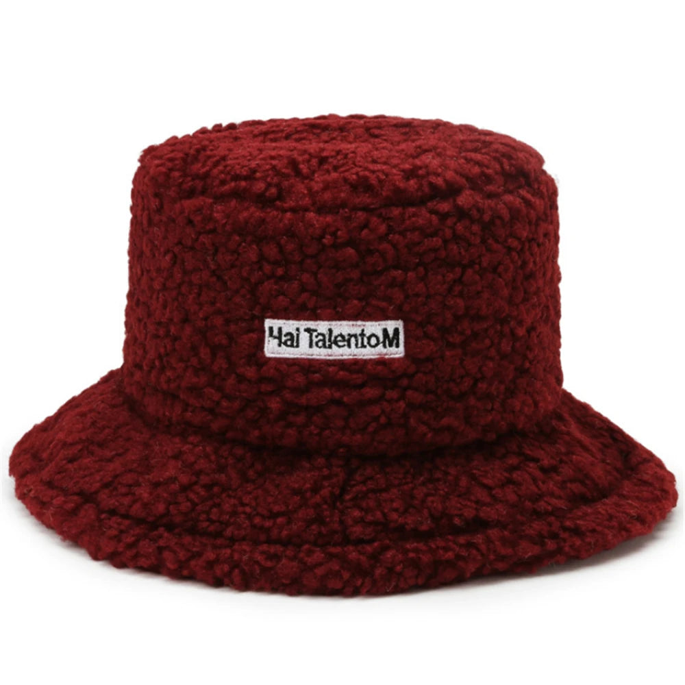 Unisex Warm Fleece Bucket Hat