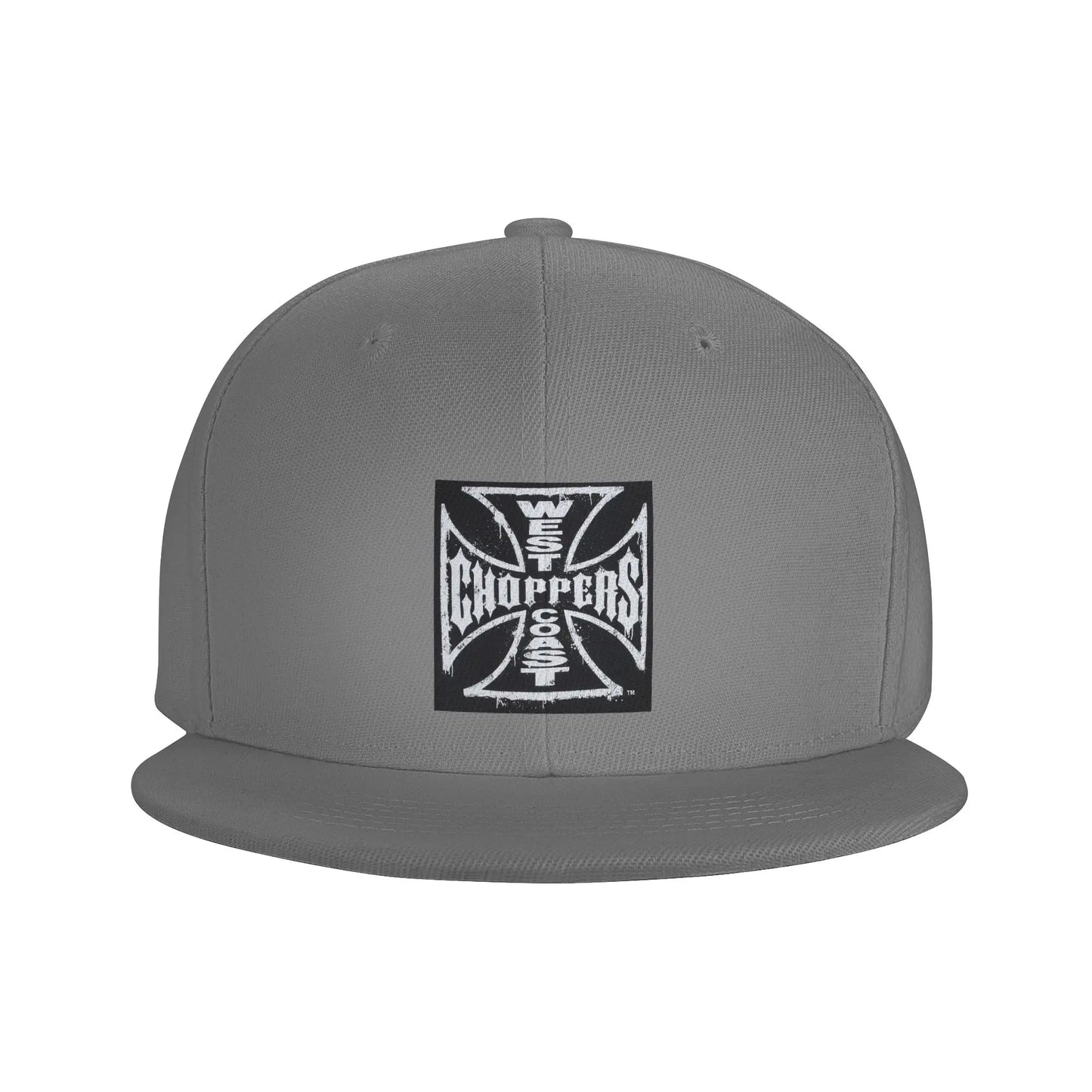 West Coast Iron Cross Choppers Breathable Unisex Snapback Cap