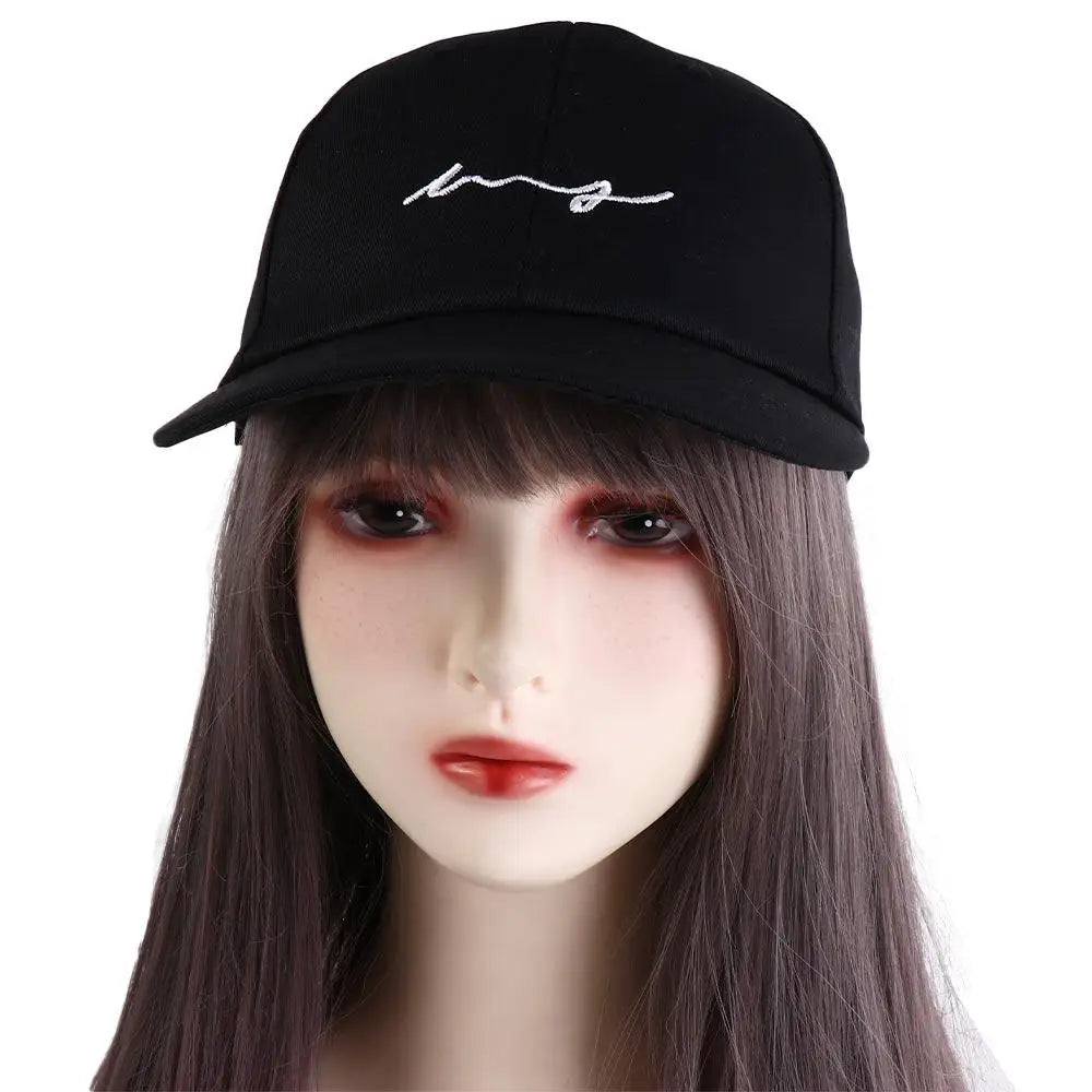 Solid Color Embroidered Snapback Baseball Cap