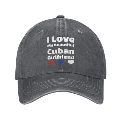 I Love My Crazy Sexy Cuban Girlfriend Baseball Cap