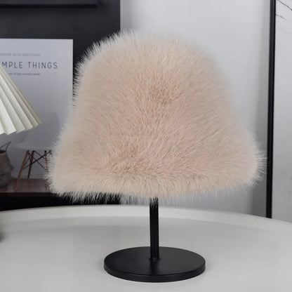 Princess Style Plush Beanie Hat