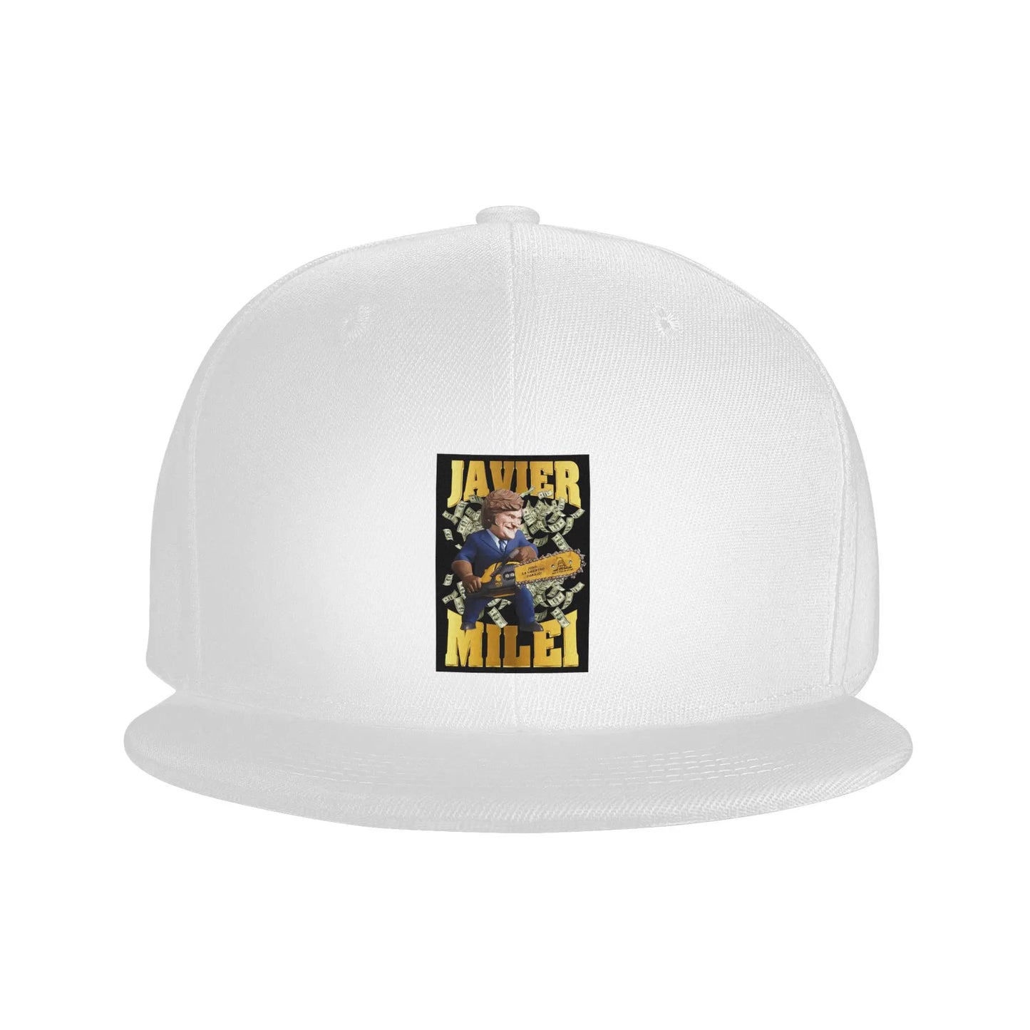 Javier Milei Currency Political Statement Snapback Cap