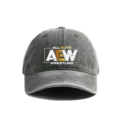 All Elite AEW Wrestling Distressed Baseball Cap