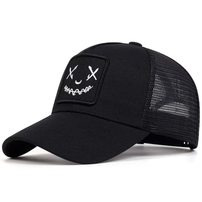 Unisex Personality Embroidery Baseball Net Caps