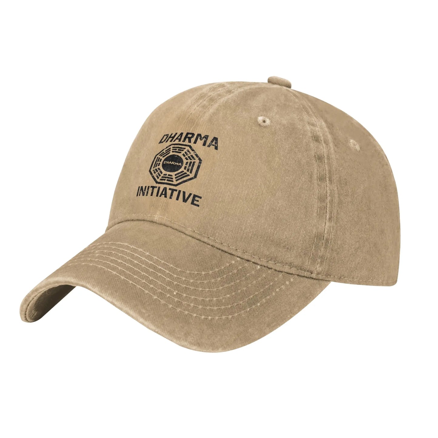 Dharma Initiative Lost Washed Streetwear Adjustable Baseball Cap