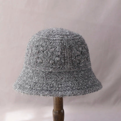 Korean Vintage Wool Bucket Hat